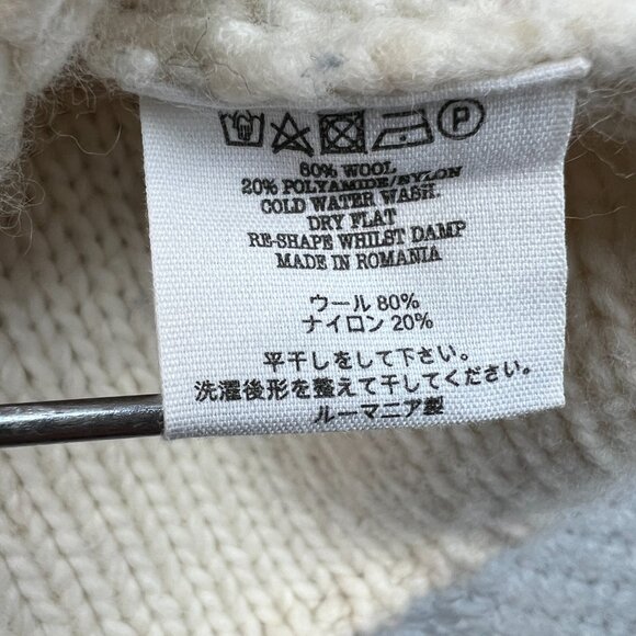 YMC You Must Create Womens Jumper Sweater Wool Blend Minimalist Oversized Medium - Picture 14 of 14